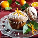 Narancsos-kakas muffin